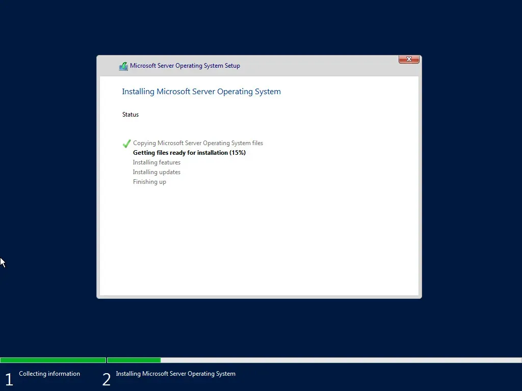 Window Server 2022 Installation